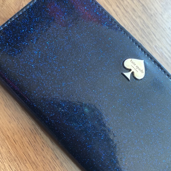 Shimmery Dark Blue Wallet - Picture 10 of 10